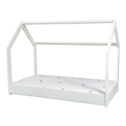 Ensemble: matelas STANDARD avec lit  cabane 160x80cm
